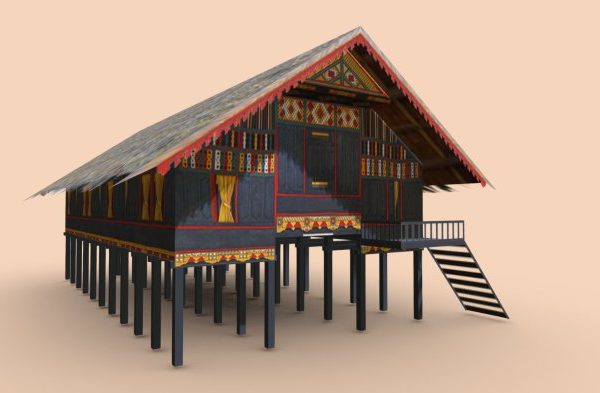 Desain rumah krong bade