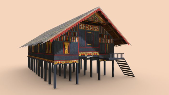 Desain rumah krong bade