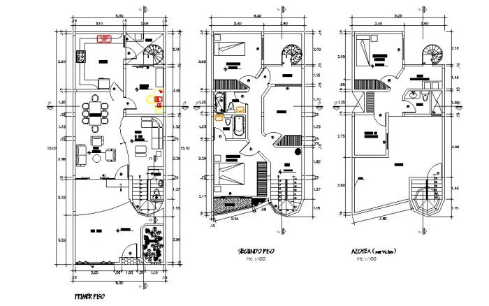 Desain rumah lantai 2 8x15