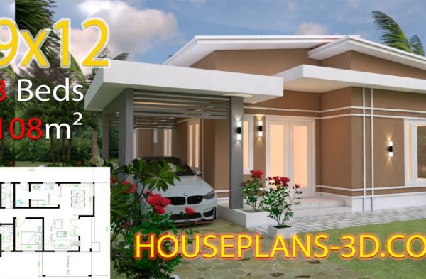 Desain rumah luas tanah 9x12