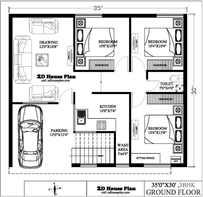 Desain rumah minimalis 3 kamar murah biaya