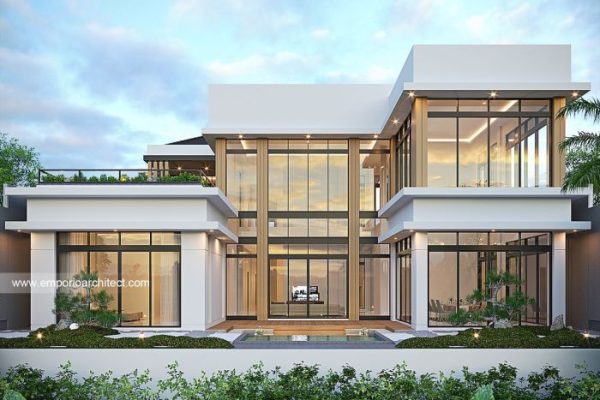 Desain rumah kost 3 lantai modern minimalis