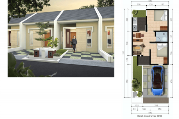 Desain rumah mewah type 60