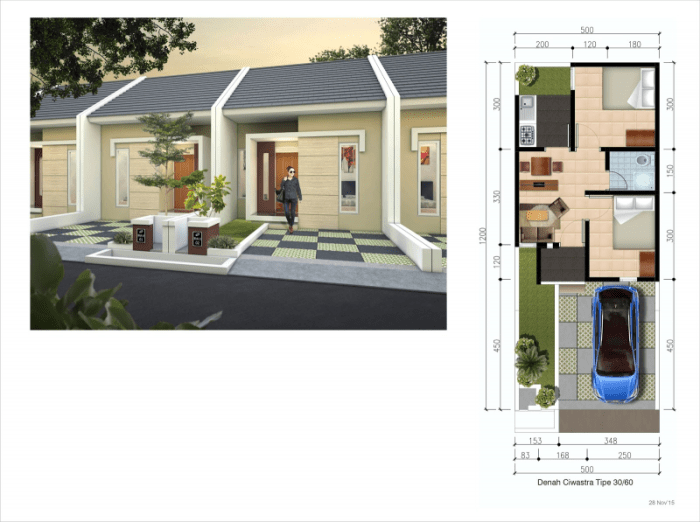 Desain rumah mewah type 60