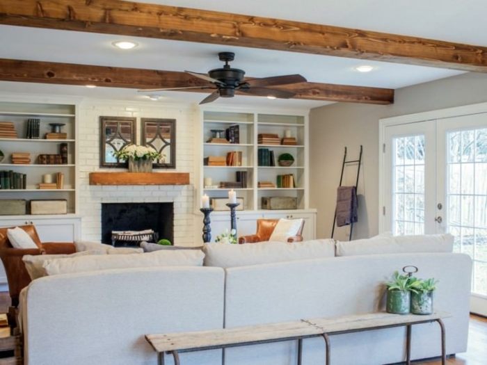 Beams ceiling incorporate